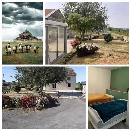 Maison Calme Individuelle Proche Du Mont St Michel Saint-Aubin-de-Terregatte